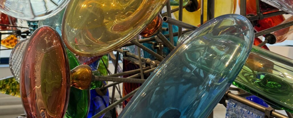 blown glass sculpture
