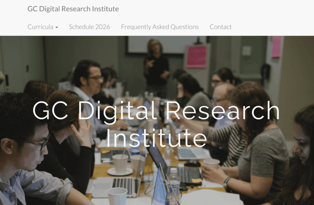 GC Digital Research Institute Website